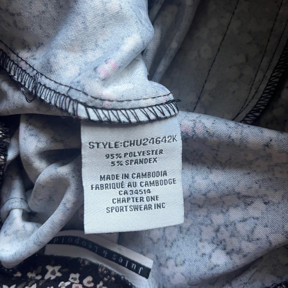 Jules & Leopold Black Floral Ankle Pants - Picture 6 of 6